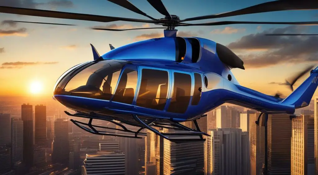 Four-seater helicopter