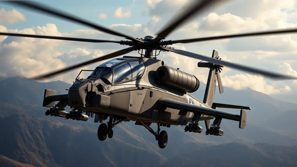 The Boeing AH-64 Apache Attack Helicopter