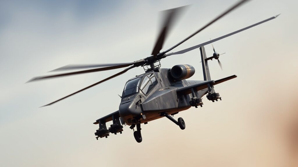 The Boeing AH-64 Apache Attack Helicopter