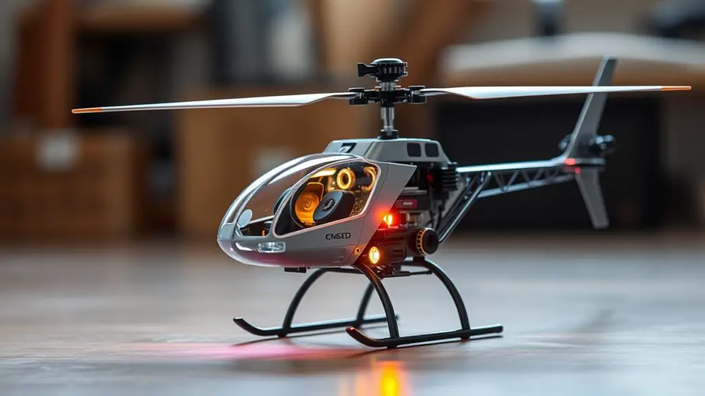 Homemade electric helicopter