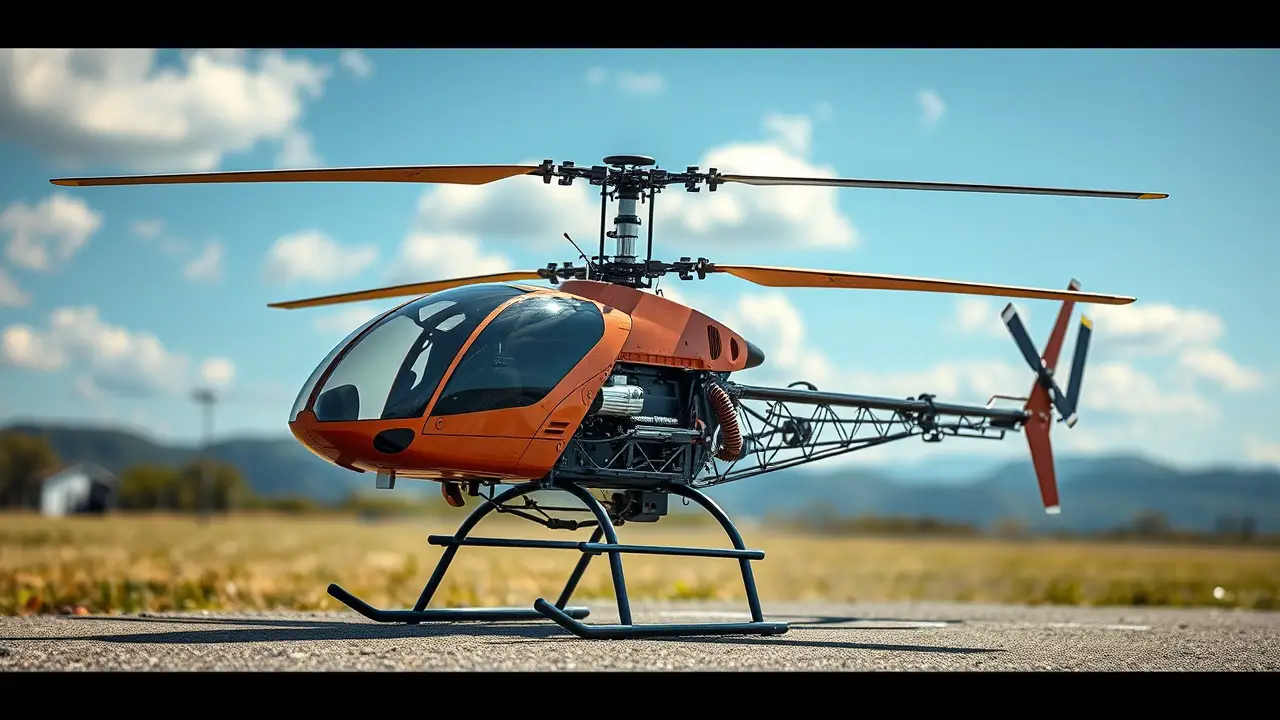 Homemade electric helicopter
