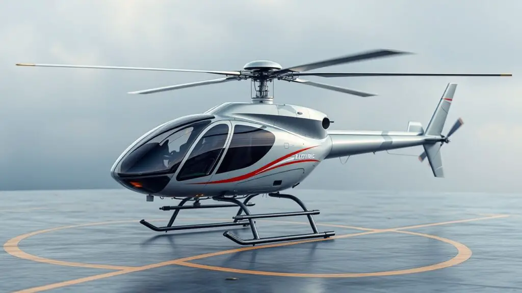 Electric helicopter plan