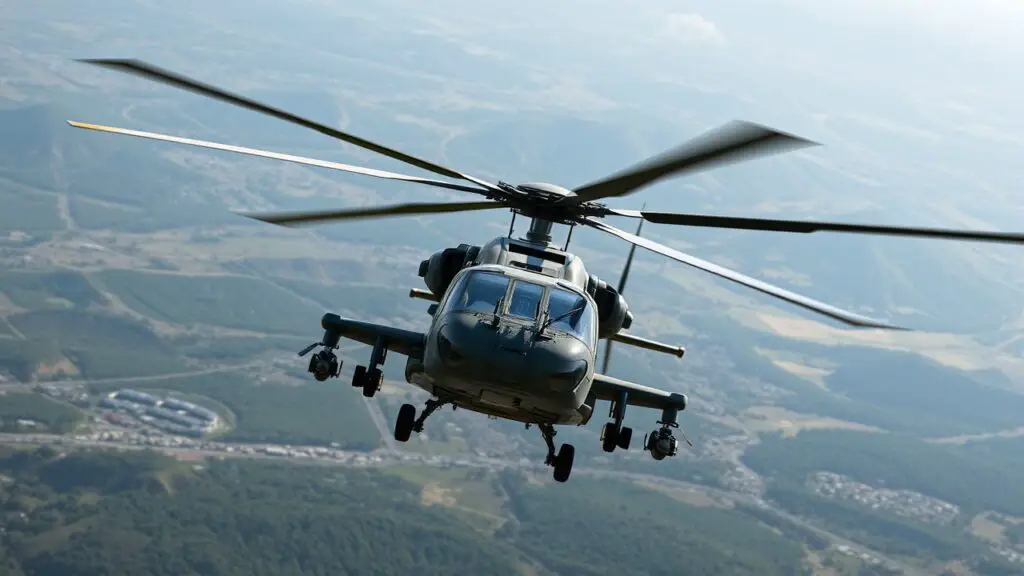 Military Helicopter Flying