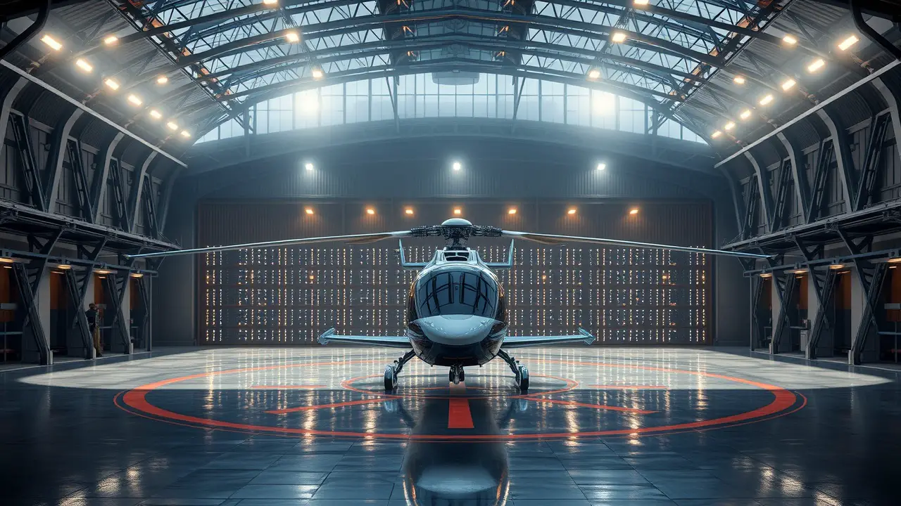 The Future of Electric Helicopter Hangar