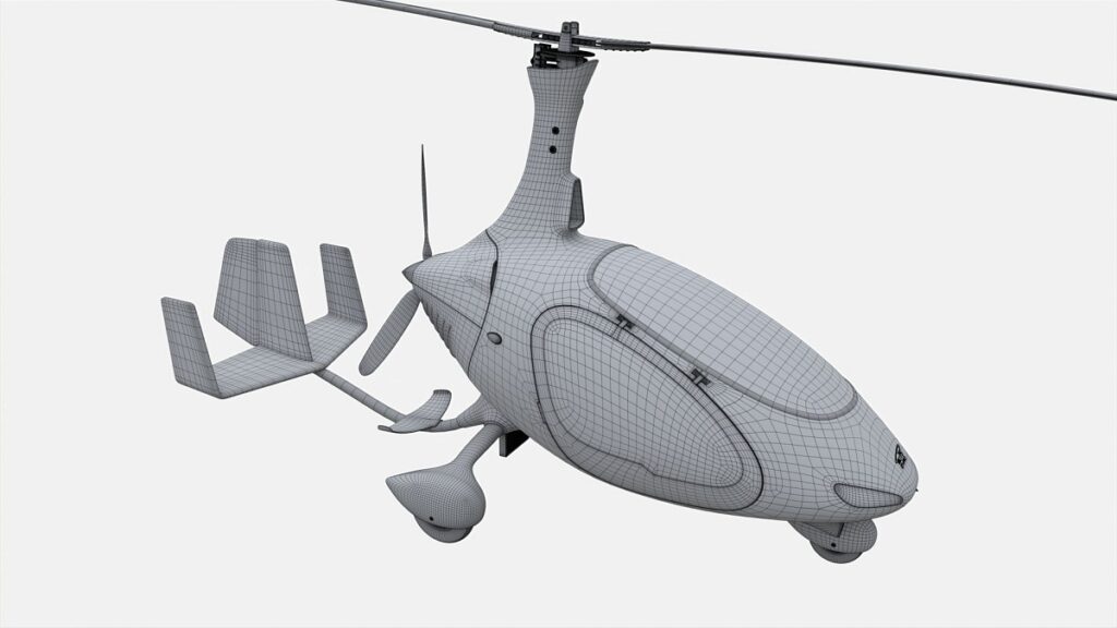 Gyrocopter Drawing