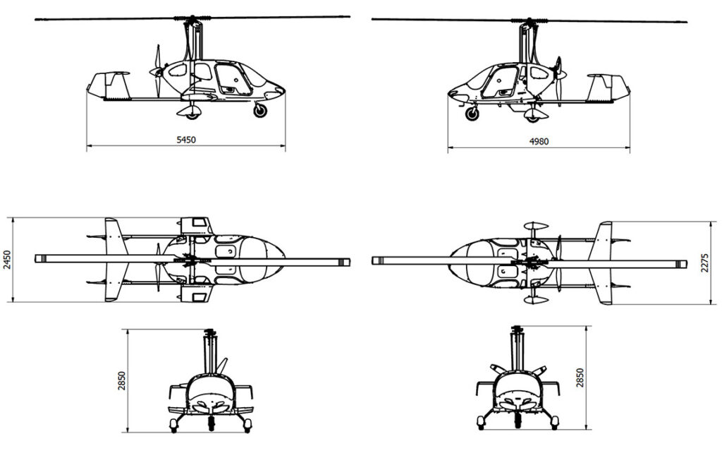 Gyrocopter Drawing
